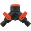 Yato YT-8978 rozdeľovač typu Y s ventilmi, G3/4 (F/M), ABS Yato YT-8978 rozdeľovač typu Y s ventilmi, G3/4 (F/M), ABS
