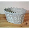 Kvetináč obal plechový latté 22x11.5cm Kvetináč obal plechový latté 22x11.5cm