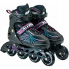 Nastaviteľné kolieskové korčule nastaviteľné Allright Celerity 39-42 viacfarebné, 4 kolieska 84 mm Nastaviteľné kolieskové korčule nastaviteľné Allright Celerity 39-42 viacfarebné, 4 kolieska 84 mm