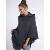 Dámske pončo s kapucňou HARLEY graphite Dámske pončo s kapucňou HARLEY graphite