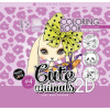 Kolorowanka antystresowa 200x200 20 kartek usztywniana 2D brokat Cute animals 4 Kolorowanka antystresowa 200x200 20 kartek usztywniana 2D brokat Cute animals 4