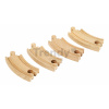 Náhradné diely pre vláčikodráhu Short Curved Tracks BRIO 4 krátke oblé koľajnice dĺžka 9 cm od 3 rokov BRIO3374 Náhradné diely pre vláčikodráhu Short Curved Tracks BRIO 4 krátke oblé koľajnice dĺžka 9 cm od 3 rokov BRIO3374