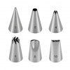 TESCOMA Delicia - zdobiace špičky na torty z nerezovej ocele 6 ks TESCOMA Delicia - zdobiace špičky na torty z nerezovej ocele 6 ks
