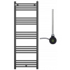 Kúpeľňový radiátor vodný Granitan 609 W 500 x 1400 mm čierny Kúpeľňový radiátor vodný Granitan 609 W 500 x 1400 mm čierny