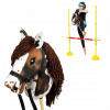 Sada Skippi - Hobby Horse Gniado - straky a prekážka na skákanie 135 c Sada Skippi - Hobby Horse Gniado - straky a prekážka na skákanie 135 c