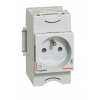 Modulárna zásuvka 2P+Z 10/16A 250V na DIN lištu G380 004280 Modulárna zásuvka 2P+Z 10/16A 250V na DIN lištu G380 004280