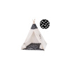 Teepee stan pre deti SPRINGOS Čierny s oblakmi Teepee stan pre deti SPRINGOS Čierny s oblakmi