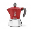 Bialetti New Moka Indukcia 2 porcie červená Bialetti New Moka Indukcia 2 porcie červená