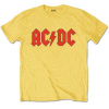 Tričko AC/DC - Logo, Dieťa,Žltá,9 – 10 rokov Tričko AC/DC - Logo, Dieťa,Žltá,9 – 10 rokov