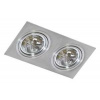 Zápustné - podhľadové svietidlo AZZARDO SIRO 2 aluminium AZ0770 Zápustné - podhľadové svietidlo AZZARDO SIRO 2 aluminium AZ0770