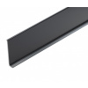 Lišta soklová CEZAR LP59 Sivá tmavá RAL7021, celohliníková Lišta soklová CEZAR LP59 Sivá tmavá RAL7021, celohliníková