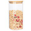 4Home Sklenená dóza na potraviny s viečkom Bamboo, 1500 ml, 1500 ml 4Home Sklenená dóza na potraviny s viečkom Bamboo, 1500 ml, 1500 ml