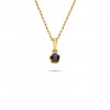 Minimalistický prívesok s čiernym diamantom KU1901P Minimalistický prívesok s čiernym diamantom KU1901P