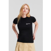 TRIČKO KARL LAGERFELD JEANS KLJ SLIM FIT TEE BLACK TRIČKO KARL LAGERFELD JEANS KLJ SLIM FIT TEE BLACK