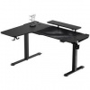 Herný stôl ULTRADESK WINGER (UDESK-WI-BKA/BKB) čierny Herný stôl ULTRADESK WINGER (UDESK-WI-BKA/BKB) čierny