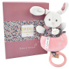 Doudou Plyšový králíček hrající melodii růžový 20 cm Doudou Plyšový králíček hrající melodii růžový 20 cm
