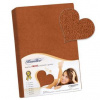 Bellatex froté plachta hnedá 90x200 Bellatex froté plachta hnedá 90x200
