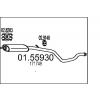 Stredný tlmič výfuku MTS 01.55930 Stredný tlmič výfuku MTS 01.55930