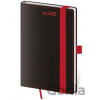 Helma A6 týždenný 2026 BLACK RED Helma A6 týždenný 2026 BLACK RED