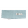 Mamatti Bavlnená detská čelenka s flitry Nature - mätová Mamatti Bavlnená detská čelenka s flitry Nature - mätová