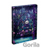 Baagl Jungle Panda A4 fialová Baagl Jungle Panda A4 fialová
