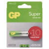 GP Alkalická baterie SUPER AA (LR6)- 10ks (1013221001) GP Alkalická baterie SUPER AA (LR6)- 10ks (1013221001)