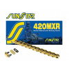 SUNSTAR REŤAZ 420MXR-130G PRE MOTOCYKLE DO 150CCM, 22,2KN, ZLATÁ SUNSTAR REŤAZ 420MXR-130G PRE MOTOCYKLE DO 150CCM, 22,2KN, ZLATÁ