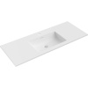 Mexen Otis umývadlo zabudované do dosky 121 x 46,5 cm, biela matná - 25181201 Mexen Otis umývadlo zabudované do dosky 121 x 46,5 cm, biela matná - 25181201