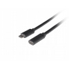 Lanberg Prodlužovací kabel USB-C M/F 3.1 1,5 m, černý Lanberg Prodlužovací kabel USB-C M/F 3.1 1,5 m, černý