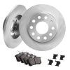 Vevor Zadná brzdová sada Audi A3 8P, VW Golf 5/6, 253mm keramické platničky QCCCPTZAUDIAAMA19V0 Vevor Zadná brzdová sada Audi A3 8P, VW Golf 5/6, 253mm keramické platničky QCCCPTZAUDIAAMA19V0