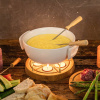 BOŽSKÁ Twinkle 1 l biely - keramická sada na fondue BOŽSKÁ Twinkle 1 l biely - keramická sada na fondue