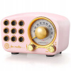 Rádio s prehrávačom Feegar Retro Bluetooth ružové Rádio s prehrávačom Feegar Retro Bluetooth ružové