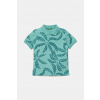 Detská bavlnená polokošeľa United Colors of Benetton 36Y4G300Y.P.Seasonal tyrkysová 82 Detská bavlnená polokošeľa United Colors of Benetton 36Y4G300Y.P.Seasonal tyrkysová 82
