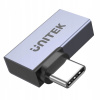 Unitek Adaptér, prechodka USB-C na USB-C uhlová plochá (bočná) 40Gbps Unitek Adaptér, prechodka USB-C na USB-C uhlová plochá (bočná) 40Gbps