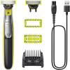 Philips OneBlade 360 QP2834/23 zastřihovač na tvář a tělo, voděodolný, 2 nástavce, akumulátorový provoz QP2834/23 Philips OneBlade 360 QP2834/23 zastřihovač na tvář a tělo, voděodolný, 2 nástavce, akumulátorový provoz QP2834/23