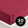 Froté napínacie prestieradlo na vysoký matrac FR-010 Vínové 200 x 220 - výška 30 cm Froté napínacie prestieradlo na vysoký matrac FR-010 Vínové 200 x 220 - výška 30 cm