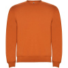 Clasica unisex sveter s výstrihom crewneck, oranžová, M Clasica unisex sveter s výstrihom crewneck, oranžová, M