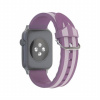 AppleKing silikónový remienok s prúžkami pre Apple Watch 42mm / 41mm / 40mm / 38mm - fialový - možnosť vrátiť tovar ZADARMO do 30tich dní AppleKing silikónový remienok s prúžkami pre Apple Watch 42mm / 41mm / 40mm / 38mm - fialový - možnosť vrátiť tovar ZADARMO do 30tich dní