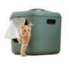Rotho Mačacia toaleta, krytý záchod pre mačky CAT XXL - zelená Rotho Mačacia toaleta, krytý záchod pre mačky CAT XXL - zelená