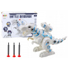 Robot Dinosaurus s vystreľovačom šípok a svetlom, zvuky, biely Robot Dinosaurus s vystreľovačom šípok a svetlom, zvuky, biely