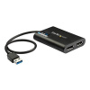STARTECH Adapter USB to Dual DisplayPort 4K 60Hz, STARTECH Adapter USB to Dual DisplayPort 4K 60Hz USB32DP24K60 STARTECH Adapter USB to Dual DisplayPort 4K 60Hz, STARTECH Adapter USB to Dual DisplayPort 4K 60Hz USB32DP24K60