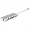 LMP USB-C mini Dock 8-port - Silver Aluminium LMP USB-C mini Dock 8-port - Silver Aluminium