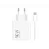 Xiaomi MDY-15-EK USB-A 90W cestovná nabíjačka + USB-C 6A dátový kábel White (Bulk) Xiaomi MDY-15-EK USB-A 90W cestovná nabíjačka + USB-C 6A dátový kábel White (Bulk)