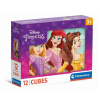 Obrázkové kostky Disney princezny 12 kostek Obrázkové kostky Disney princezny 12 kostek