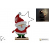 MAKRO - Mikuláš s hviezdou LED 32cm MAKRO - Mikuláš s hviezdou LED 32cm