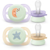 Philips Avent cumlík Ultrastart nočný dievča 2 ks 9028202 Philips Avent cumlík Ultrastart nočný dievča 2 ks 9028202