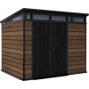 Záhradný domček Keter PENT Signature 9x7 Walnut, s podlahou Záhradný domček Keter PENT Signature 9x7 Walnut, s podlahou