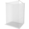 Mexen Kioto, sprchová zástena Walk-In 120 x 200 cm, 8mm sklo s rebrovým vzorom, brúsená oceľ profil, 800-120-002-97-09 Mexen Kioto, sprchová zástena Walk-In 120 x 200 cm, 8mm sklo s rebrovým vzorom, brúsená oceľ profil, 800-120-002-97-09