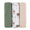 PETITEMARS PETITE & MARS Sada plienok bambusová mušelínová 3ks Moussy Llama Vibes 68 x 68 cm PETITEMARS PETITE & MARS Sada plienok bambusová mušelínová 3ks Moussy Llama Vibes 68 x 68 cm