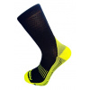 Ponožky HAVEN STRUCTURE LONG 2 páry čierno/žlté 6-7 Ponožky HAVEN STRUCTURE LONG 2 páry čierno/žlté 6-7